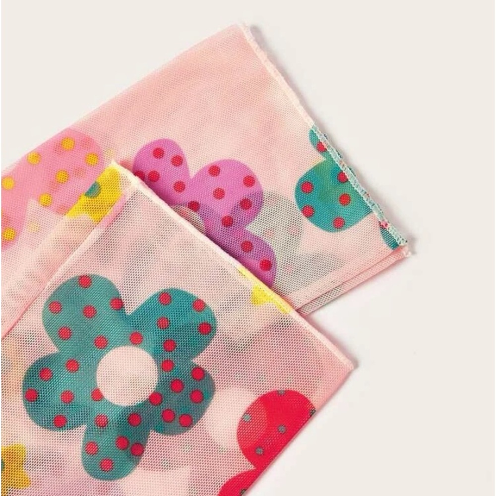 NEW| Fairycore Floral Print Socks - Picture 3 of 4
